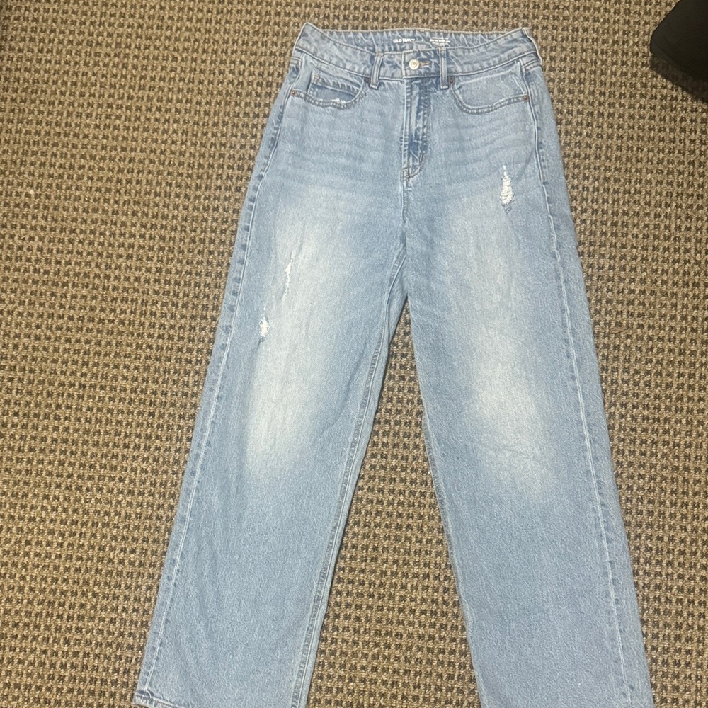 Old Navy Light Wash Straight Leg Jeans